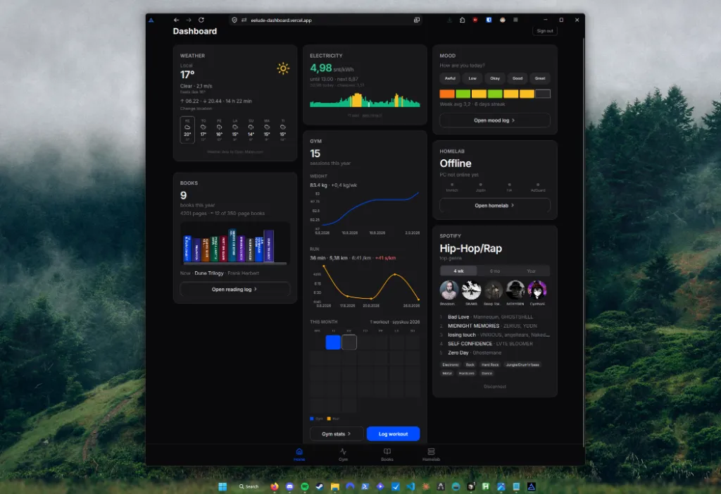 Personal Dashboard