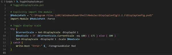 Windows Display Automation
